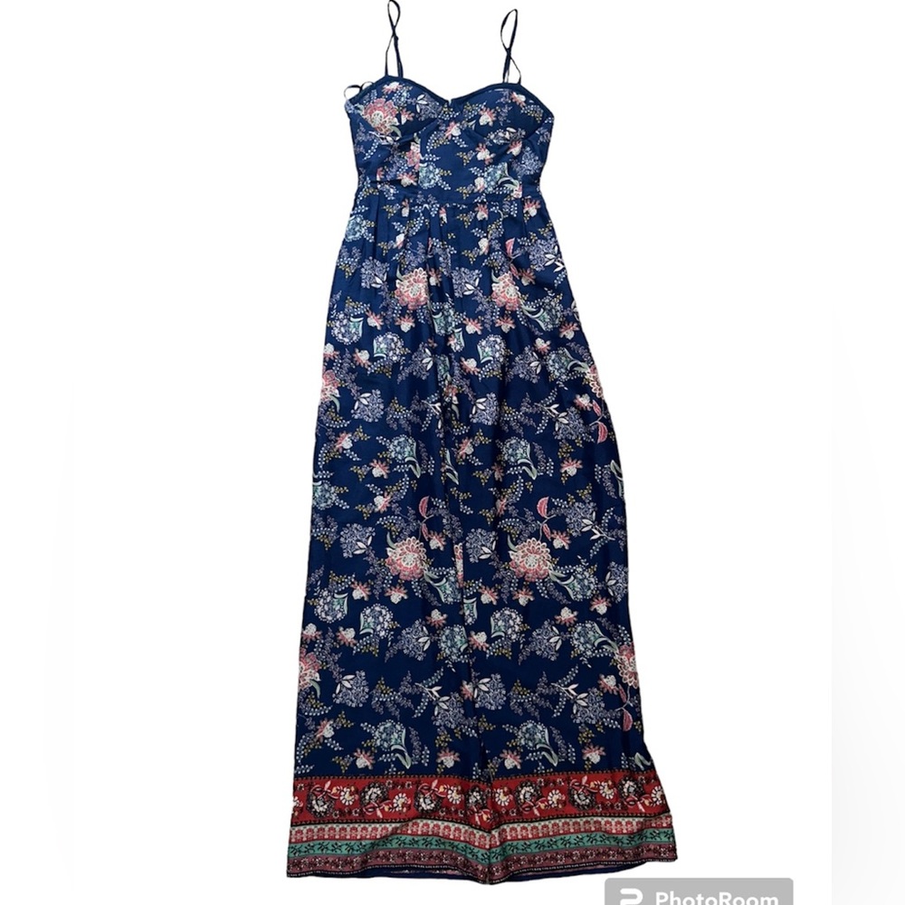 Floral multi-colored romper